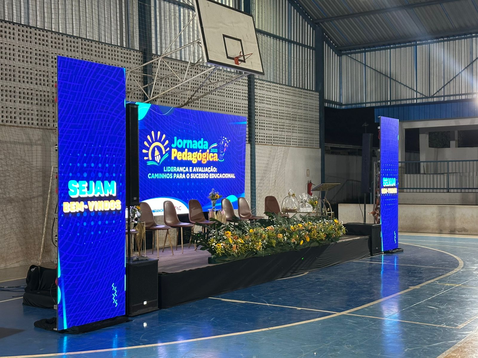 Equipamentos de tecnologia instalados em convenção