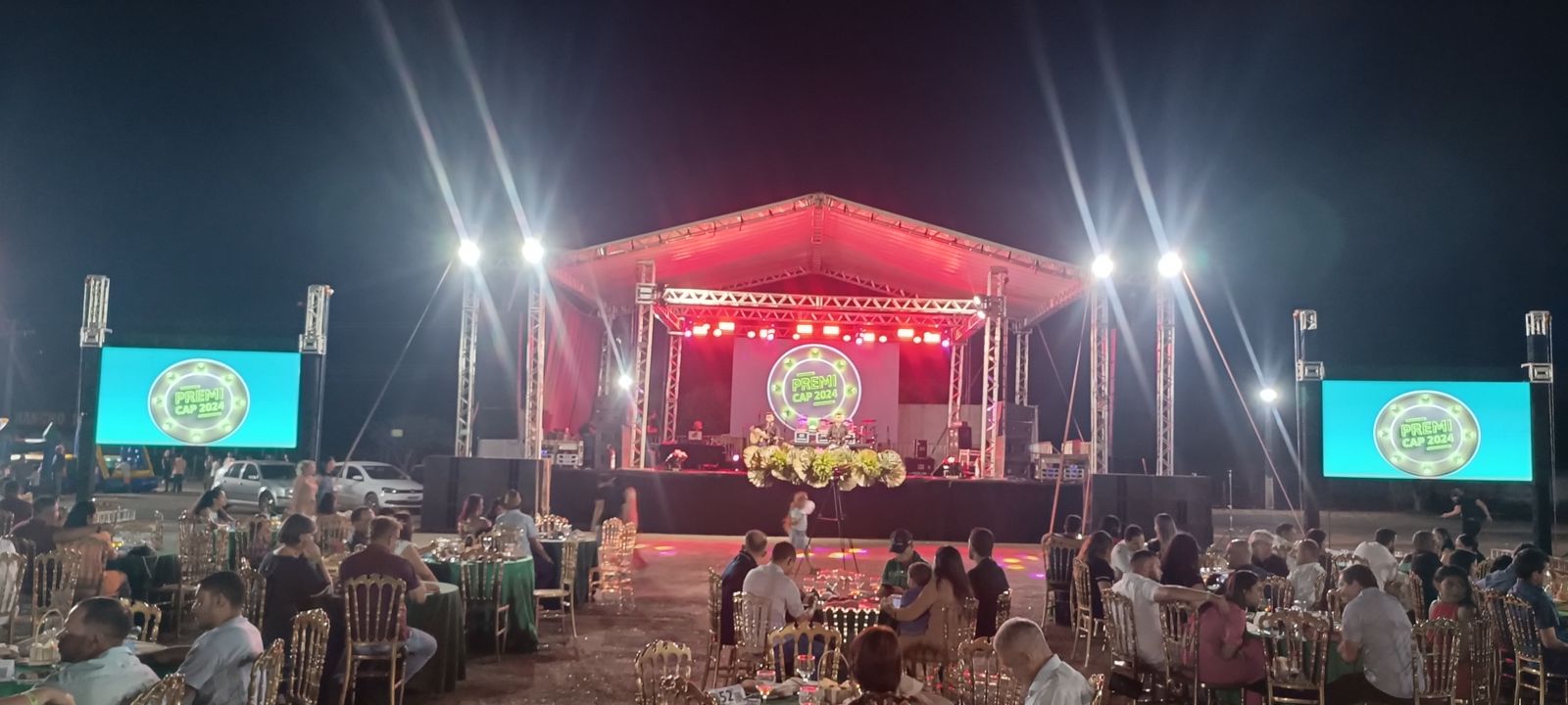 Equipamentos de tecnologia instalados em convenção