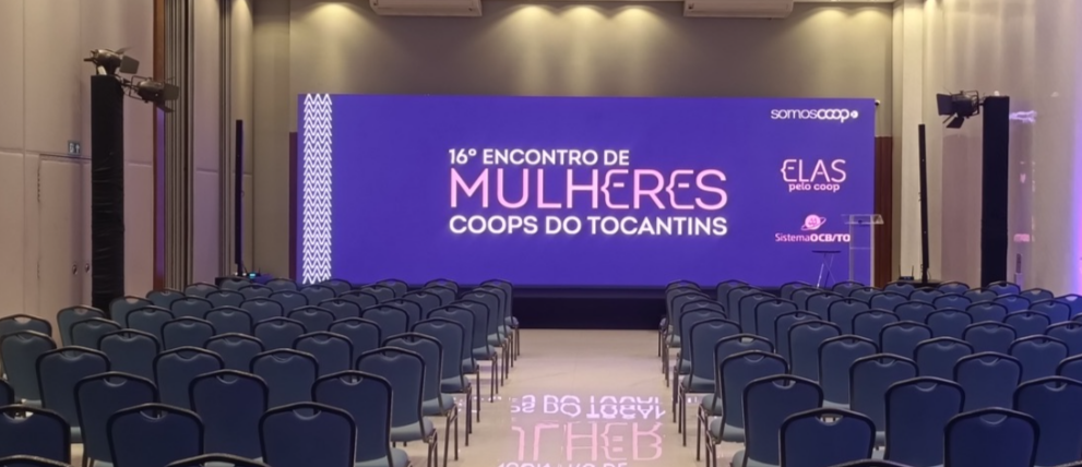 Equipamentos de tecnologia instalados em convenção